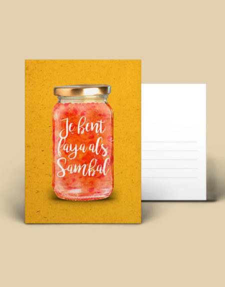 Je bent faya als sambal